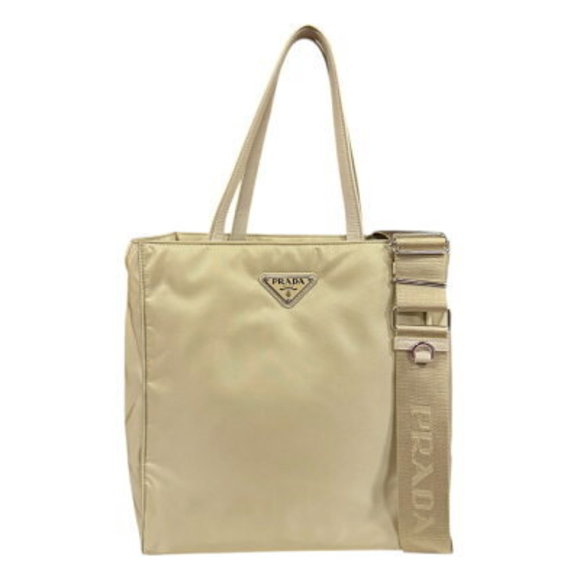 Prada Shoulder Bag Beige - Picture 1 of 8